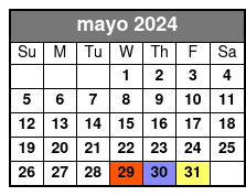 Sailing Tour New York mayo Schedule