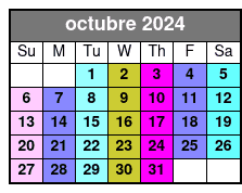 Sailing Tour New York octubre Schedule