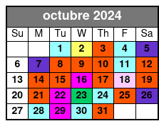 Ultimate Manhattan Sightseeing octubre Schedule