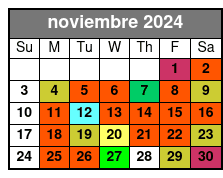 Ultimate Manhattan Sightseeing noviembre Schedule