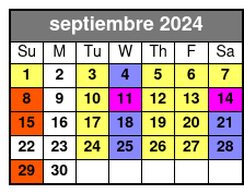 Premiums septiembre Schedule