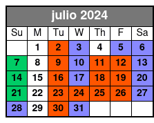 Central Orchestra julio Schedule