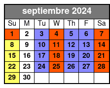 Central Orchestra septiembre Schedule
