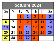 Central Orchestra octubre Schedule