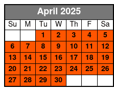 Central Park Bike Tour in Dutch abril Schedule