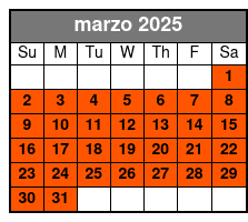 German Tour, eBike (16+) marzo Schedule