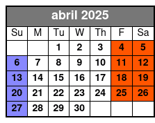 Turkish Coffee Fortune Reading abril Schedule