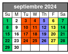 Houdini septiembre Schedule