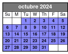 Times Square (In English) octubre Schedule
