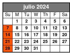 General julio Schedule
