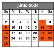 Standard Window Table junio Schedule