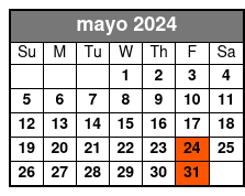 Standard Ticket mayo Schedule