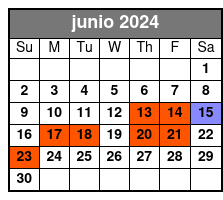 Group Tour junio Schedule