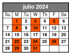 En Français Svp! julio Schedule