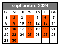 En Français Svp! septiembre Schedule