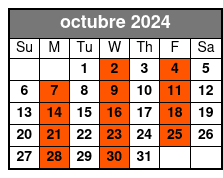 En Français Svp! octubre Schedule