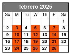 En Français Svp! febrero Schedule