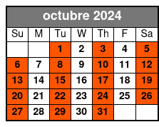 Grand Central Terminal (Eng) octubre Schedule