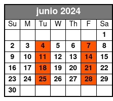 Washington D.C. junio Schedule