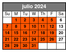 7-Days Electric Bike Rental julio Schedule
