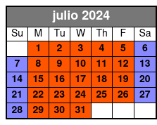 Spyscape julio Schedule