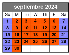 Spyscape septiembre Schedule