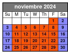 Spyscape noviembre Schedule
