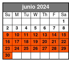 Rise NY junio Schedule