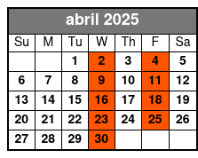 With One Word Tickets abril Schedule