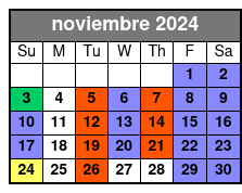 Default noviembre Schedule