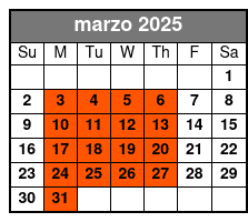 Engagement Diamond Hunt marzo Schedule