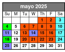 Balcony D-F Center mayo Schedule