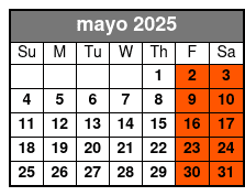 Bronze Package mayo Schedule