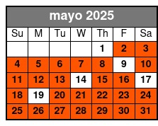 Combination Experience mayo Schedule