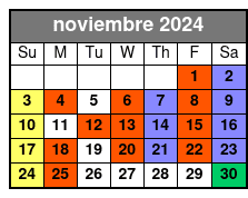 Mid Premium noviembre Schedule