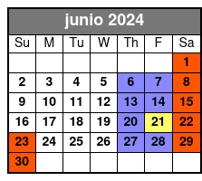 Public Tour junio Schedule
