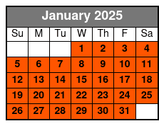 The New York Pass enero Schedule