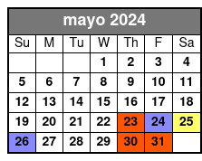 Public Tour mayo Schedule