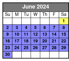 Manhattan Island Cruise junio Schedule