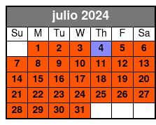 Landmarks Cruise julio Schedule