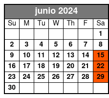 10am Public Tour junio Schedule