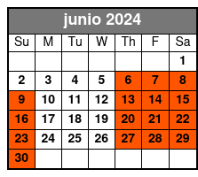 Public Tour Pricing junio Schedule