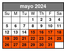 5 Day All City Pass and Cruise mayo Schedule