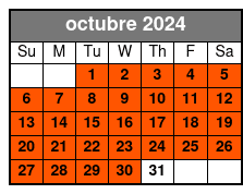 Option 1 octubre Schedule