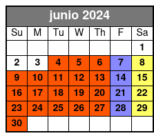 Mezzanine junio Schedule