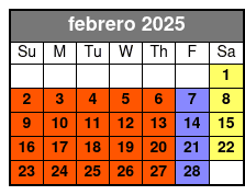 Mezzanine febrero Schedule