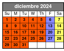 Balcony diciembre Schedule