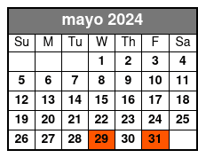 10am Tour mayo Schedule