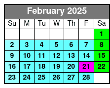 60-Minute Lady Liberty Boat Cruise febrero Schedule