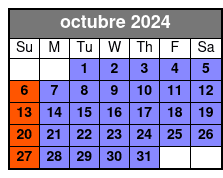 Liberty Cruise Premium octubre Schedule